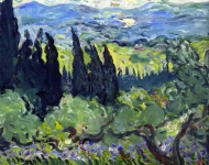 Louis Valtat - Italian Landscape Cypresses